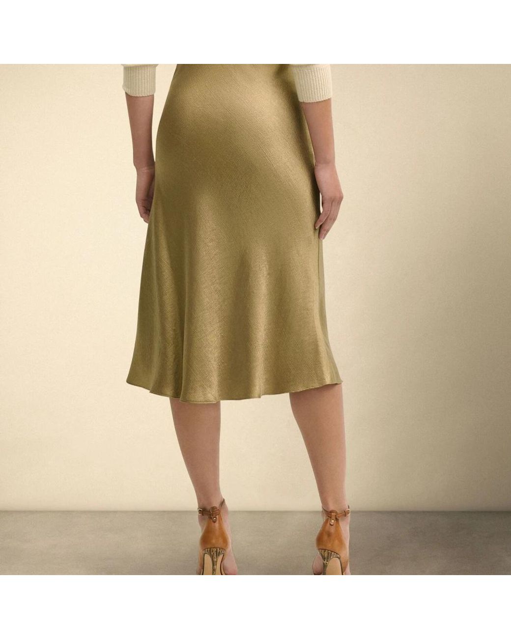 Brooks Brothers Green Midi Skirts
