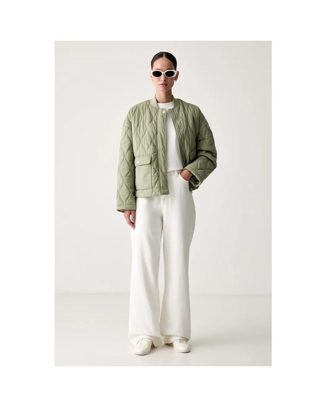 Light Jackets Karl Lagerfeld de color Green