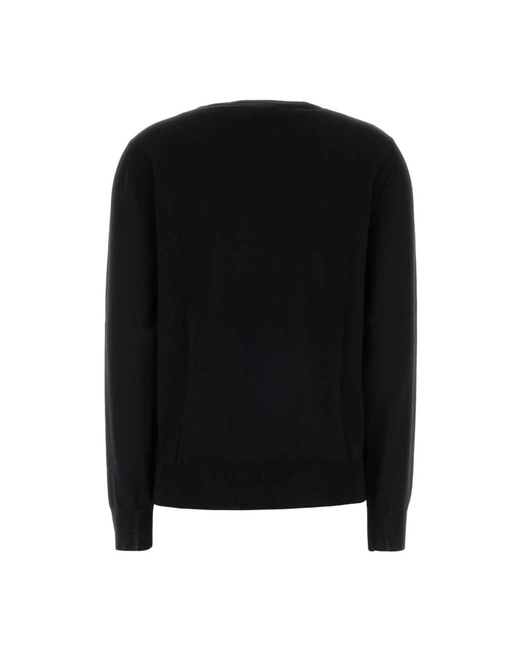 Valentino Garavani Black Round-Neck Knitwear