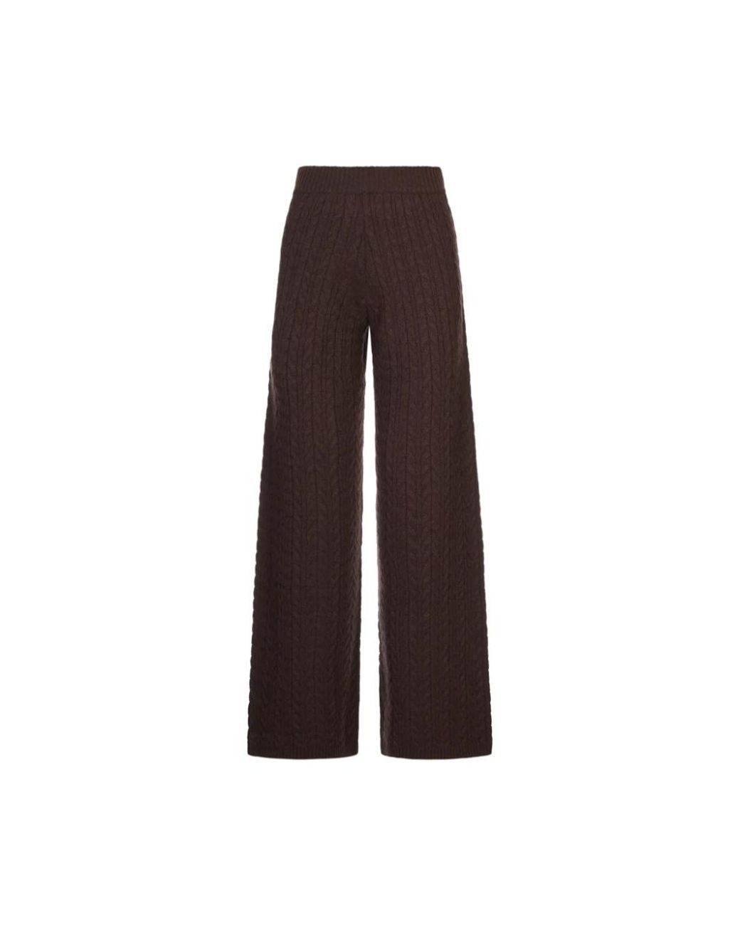 Agnona Brown Wide Trousers