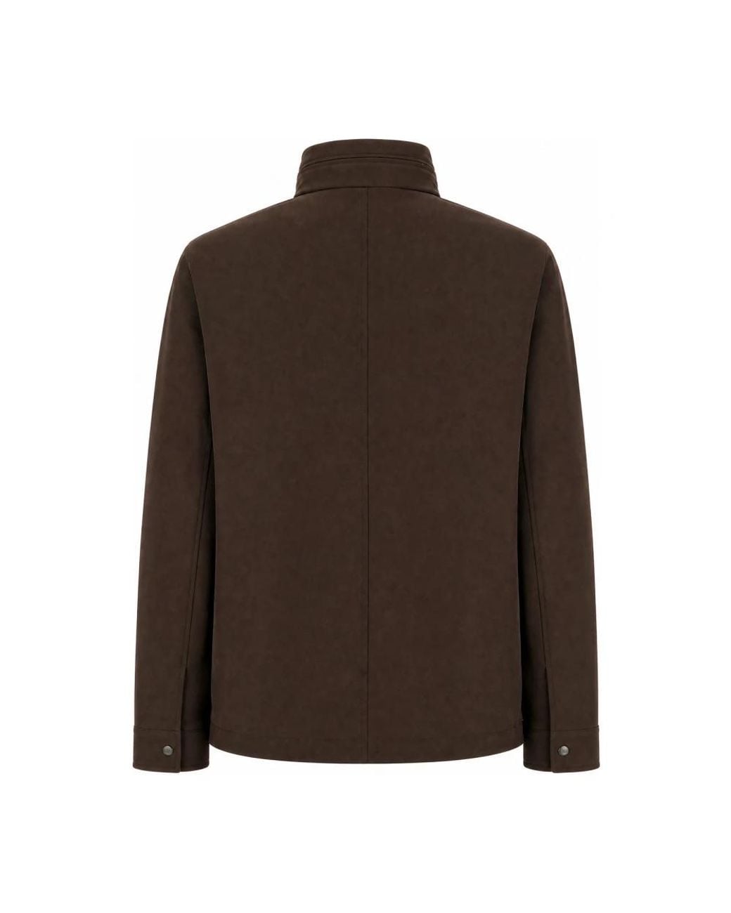 DUNO Brown Light Jackets for men
