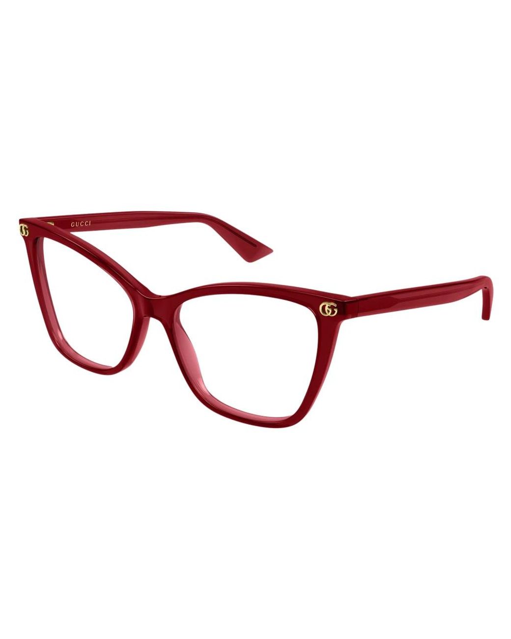 Gucci Red Cat Eye Rahmen