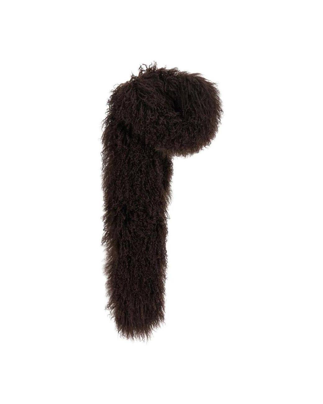 Yves Salomon Black Winter Scarves