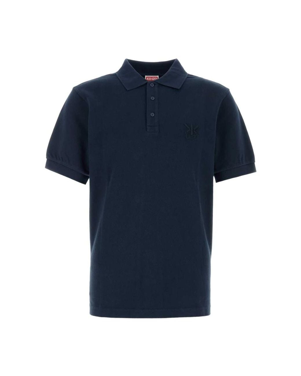 KENZO Blue Polo Shirts for men