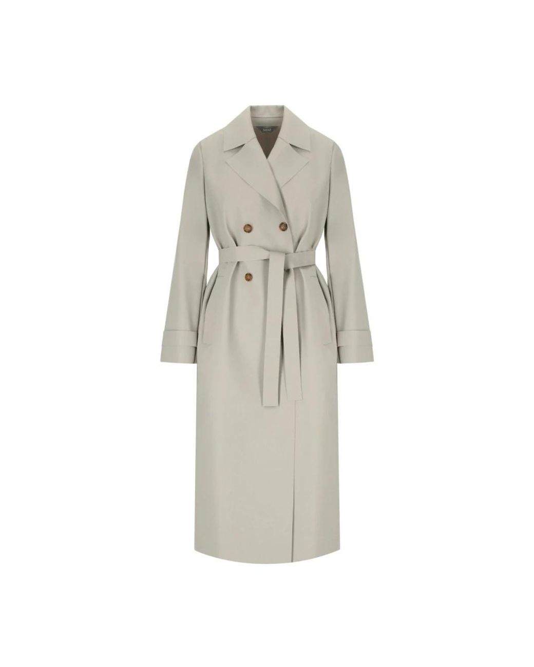 Max Mara Cedro Light Trenchcoat in het Gray
