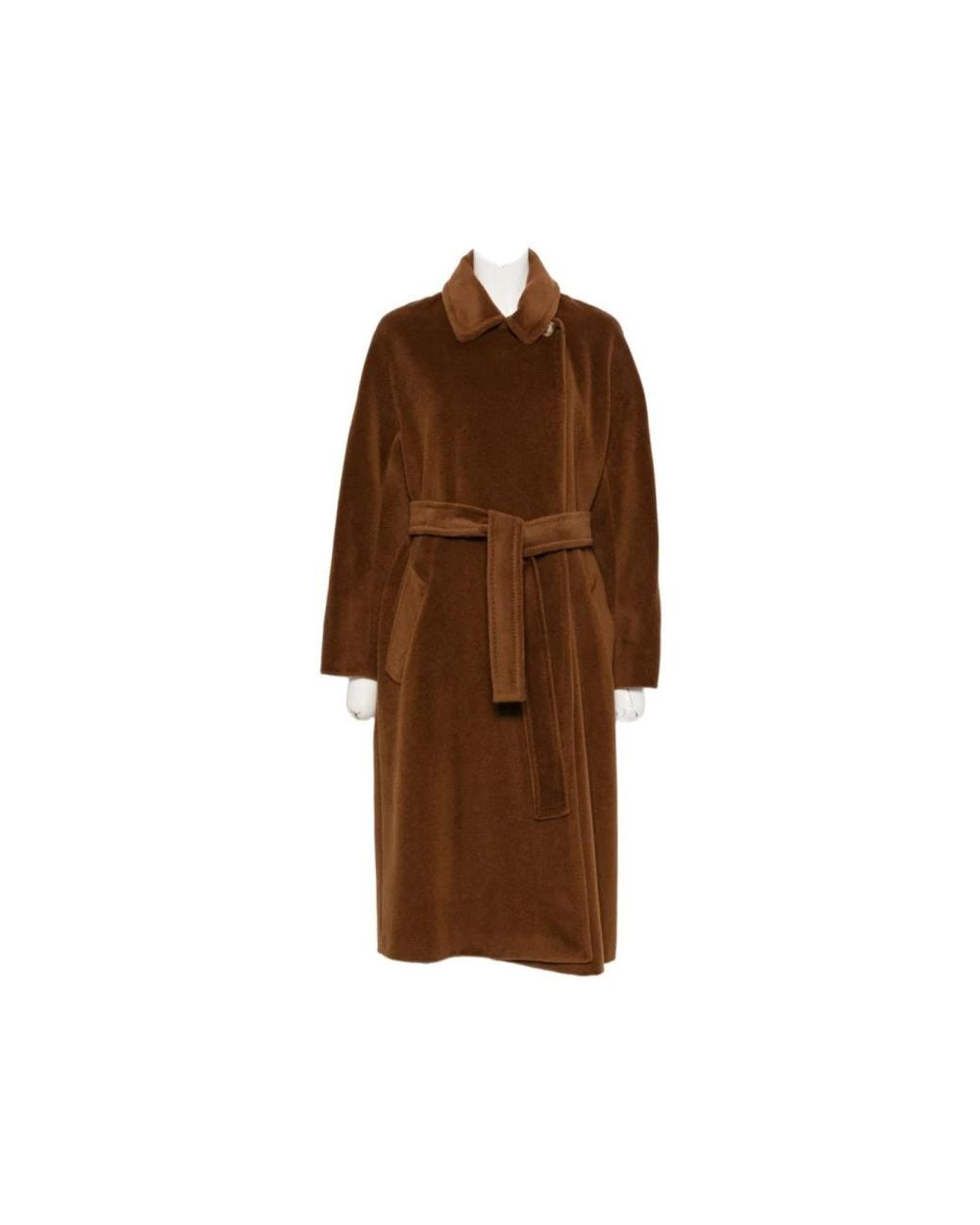 Marella Brown Belted Coats