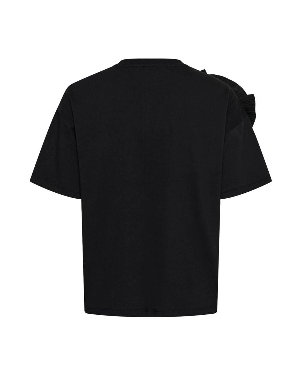 T-Shirts Kaffe de color Black