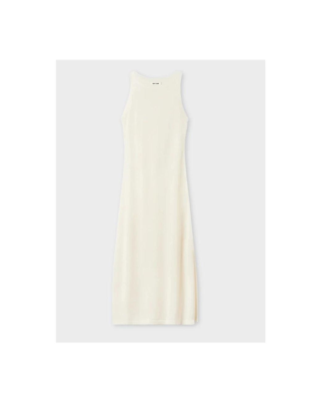 Soft Goat Natural Knitted Dresses