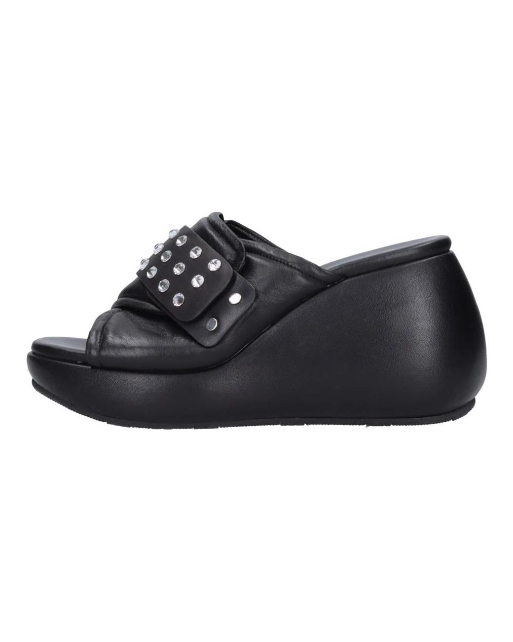 Casadei Black Wedges