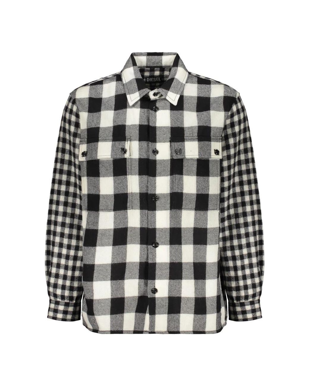DIESEL Black Light Jackets for men