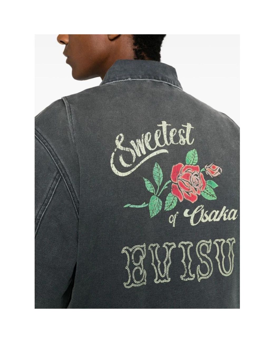 Denim Jackets Evisu pour homme en coloris Gray