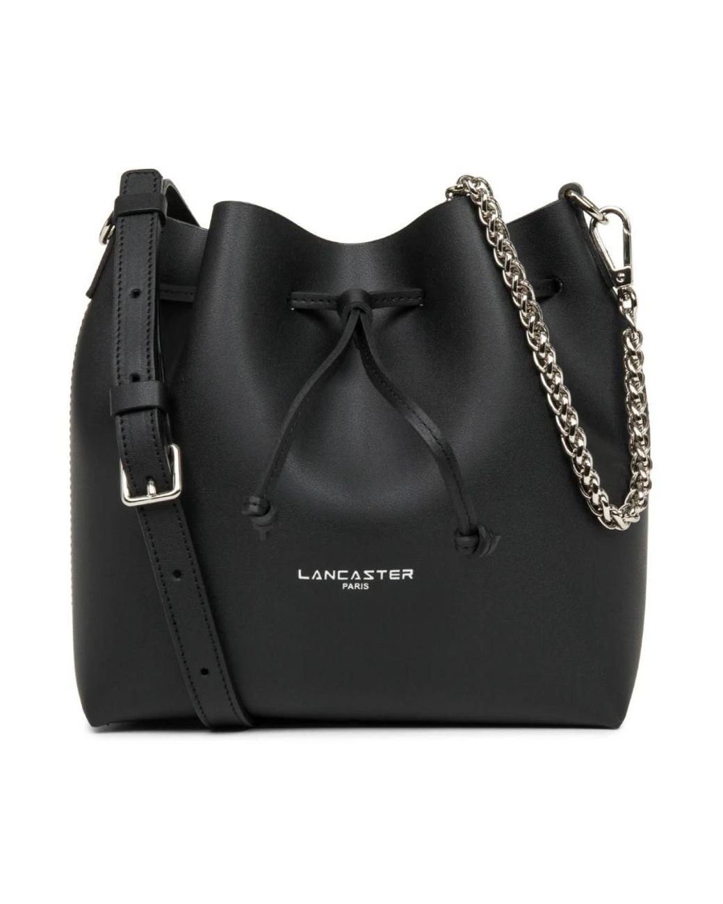 Lancaster Tassen ,Zwart ,Leer Cross Body Bags in het Black