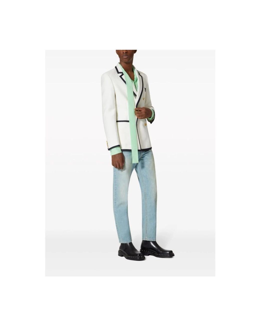 Valentino Blue Slim Fit Jeans for men