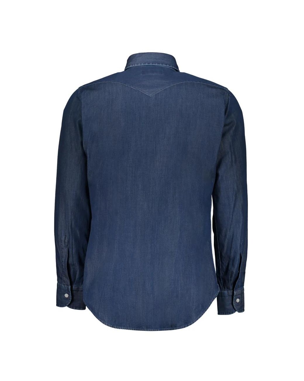 Moorer Blue Denim Shirts for men