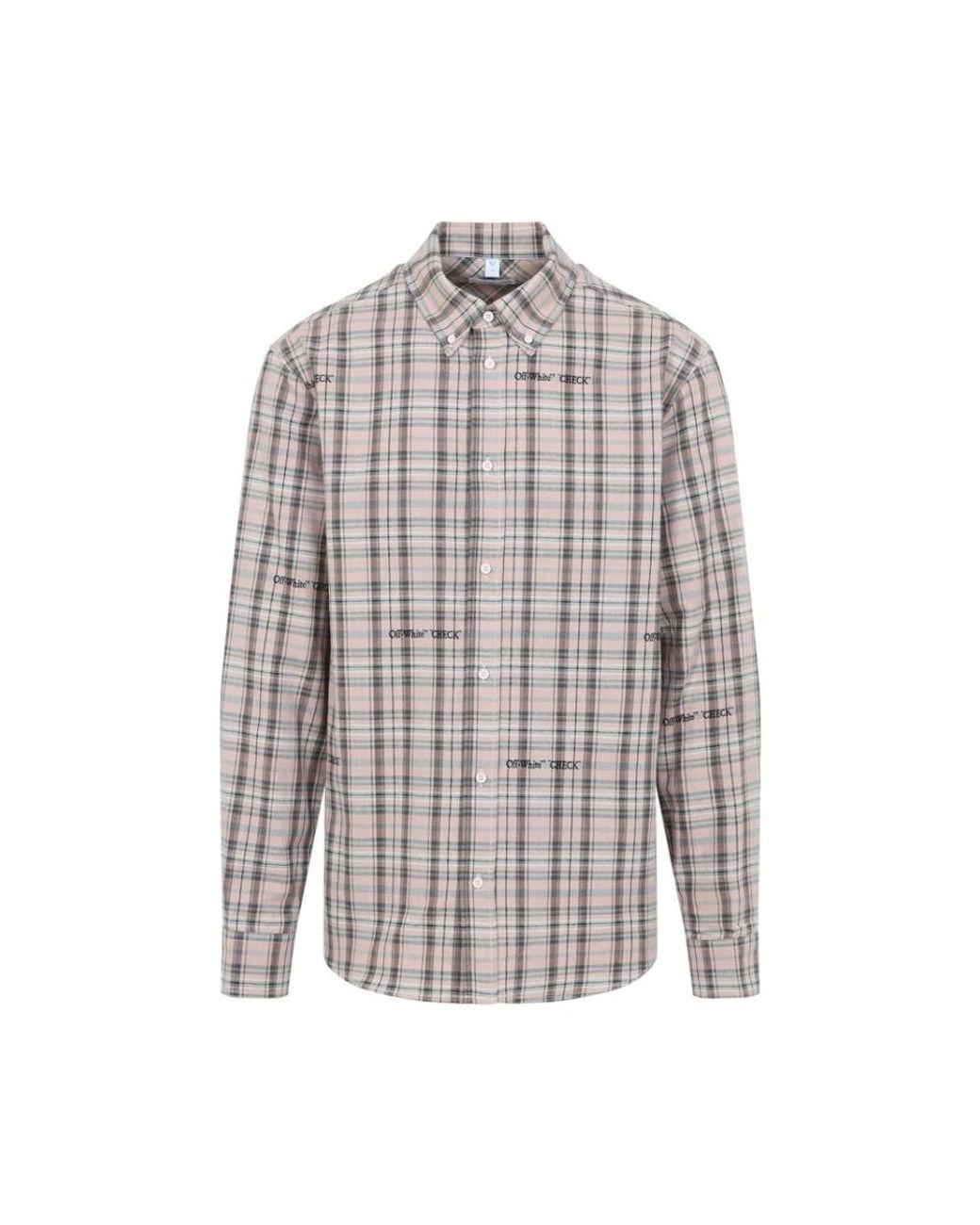 Off-White c/o Virgil Abloh Gray Casual Shirts for men