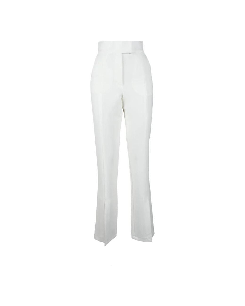 ALBERTO AUDENINO White Wide Trousers