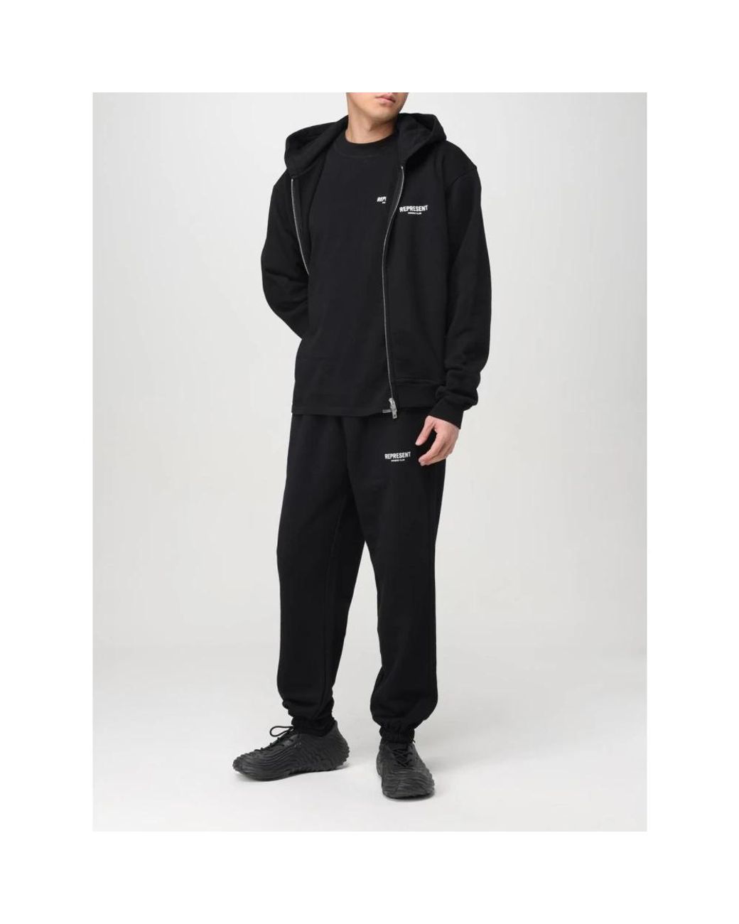 Zip-Throughs di Represent in Black da Uomo