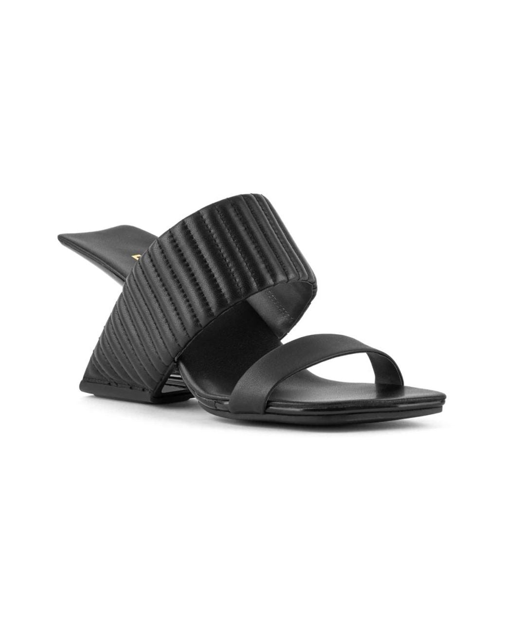 United Nude Black Heeled Mules