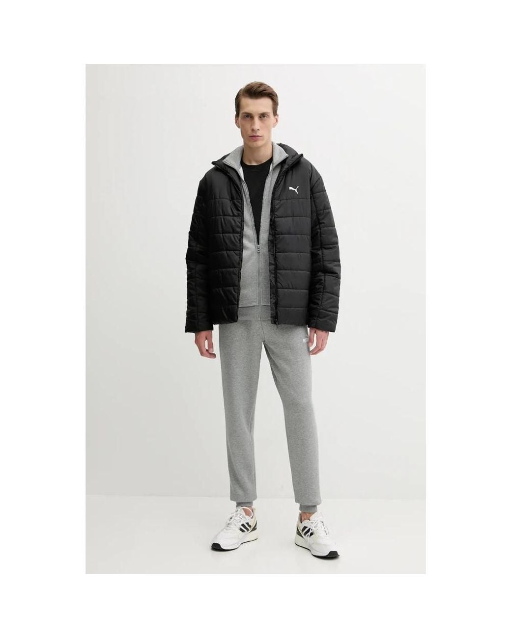 PUMA Essentials Steppjacke in Black für Herren