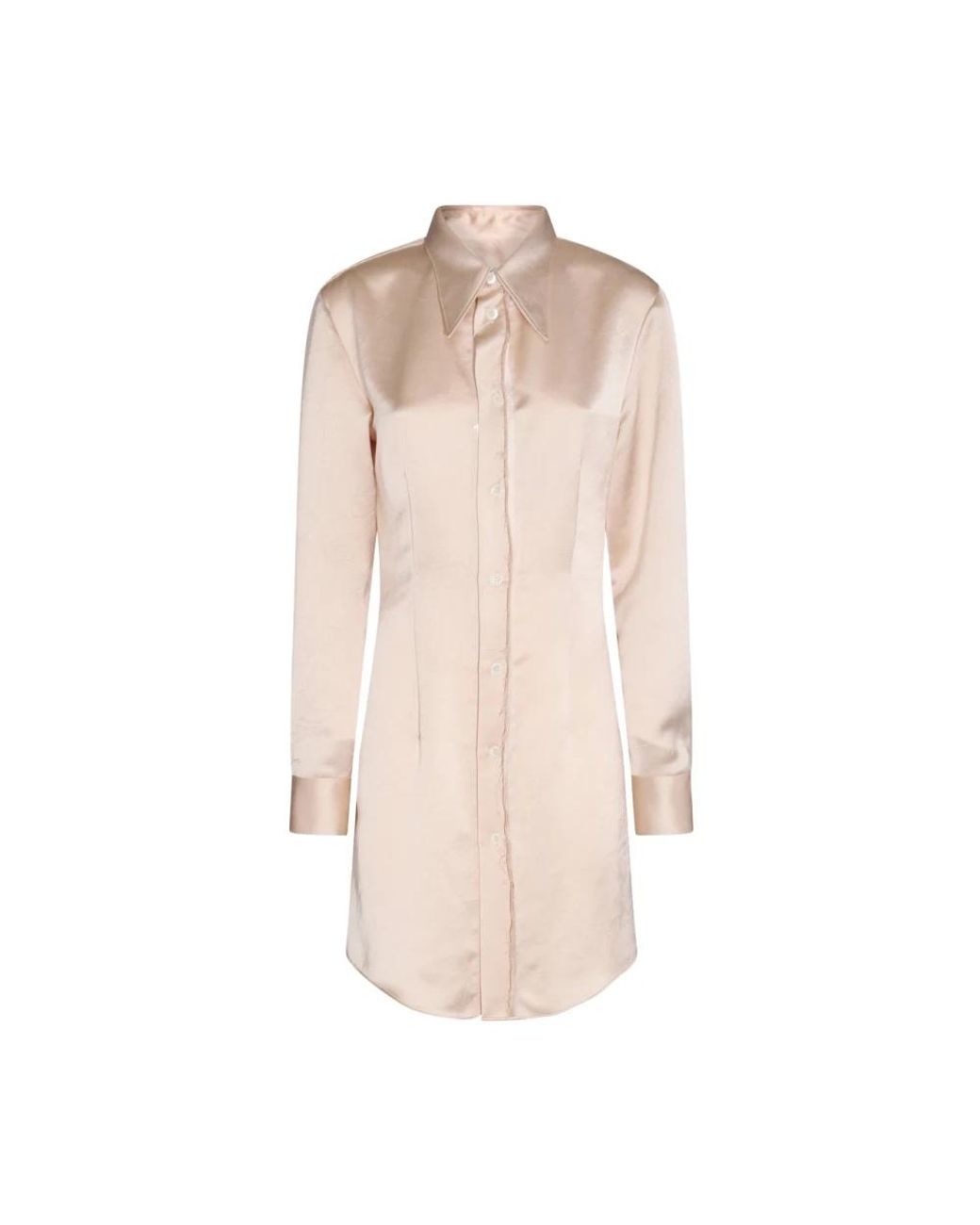 MM6 by Maison Margiela Natural Shirt Dress