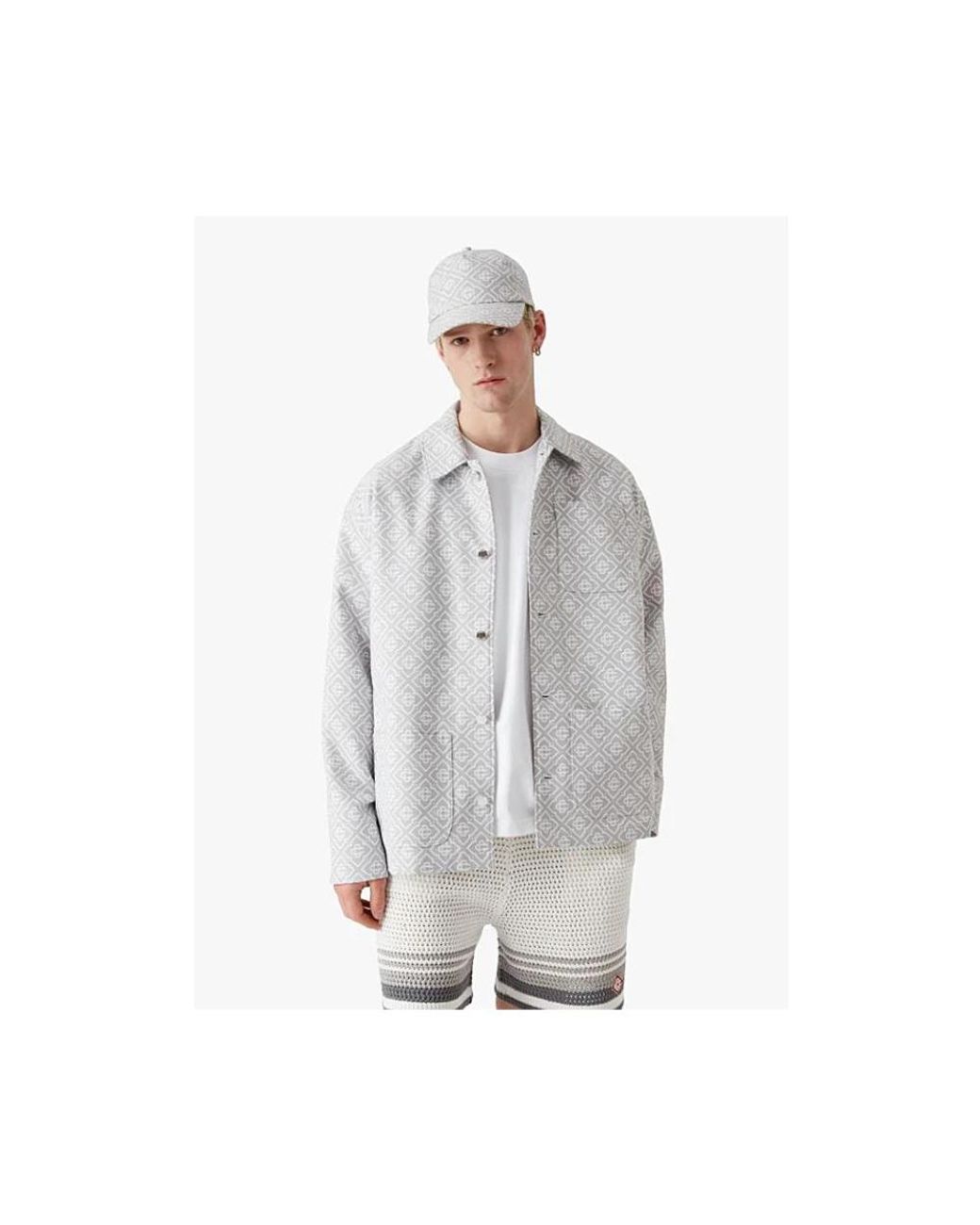 Casablanca White Light Jackets for men