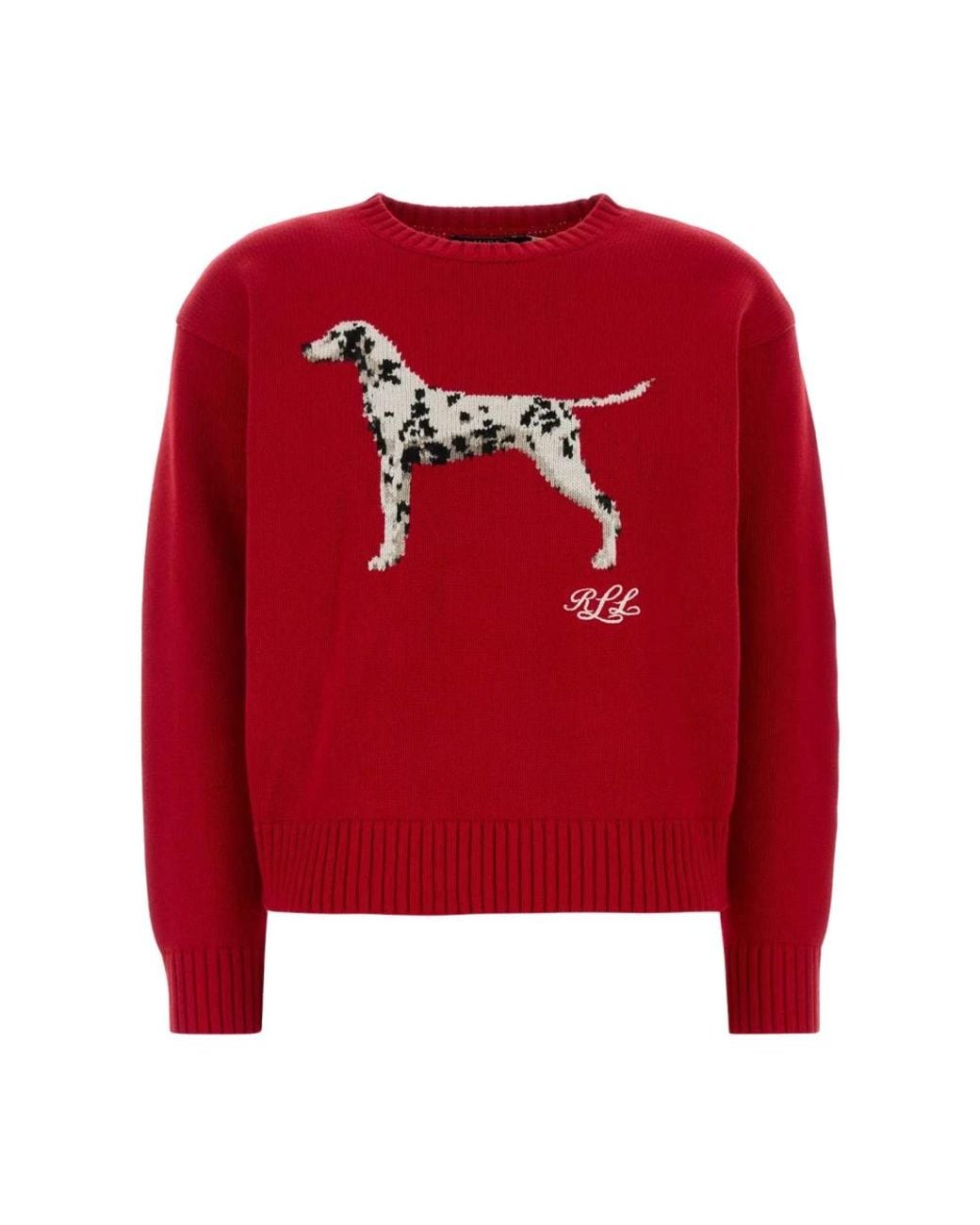Ralph Lauren Red Round-Neck Knitwear