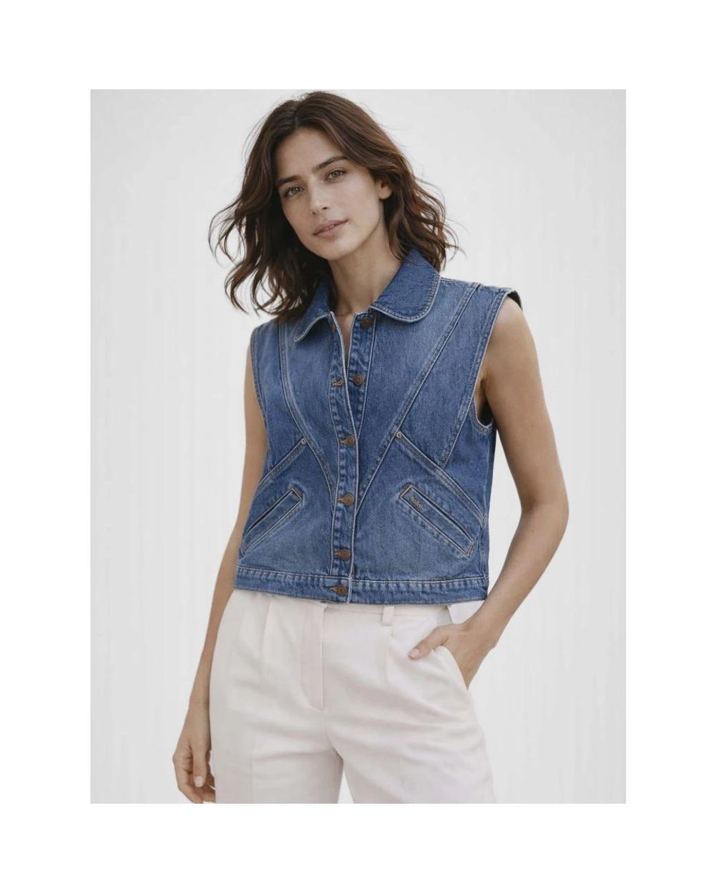 Vests Ba&sh de color Blue