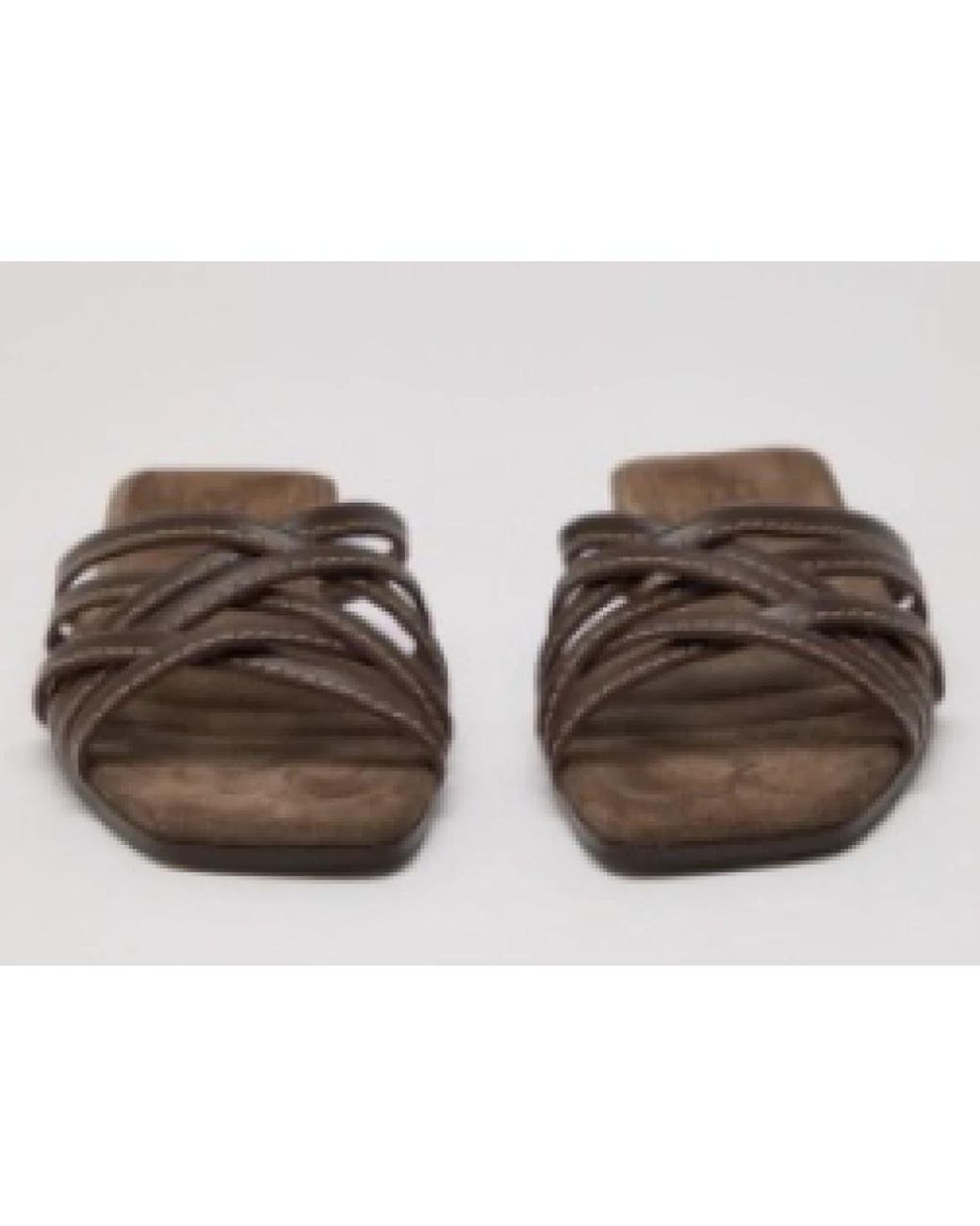 Brunello Cucinelli Brown Sliders