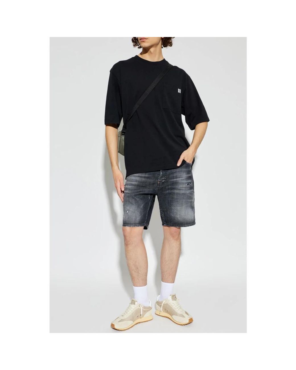 Denim Shorts DSquared² de hombre de color Gray