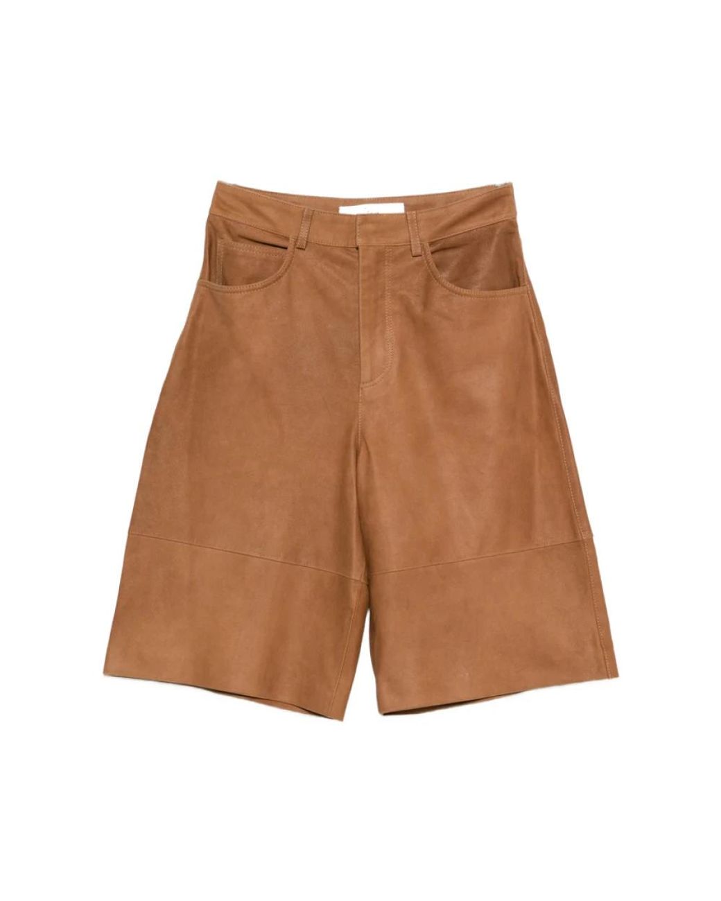 Tela Brown Casual Shorts