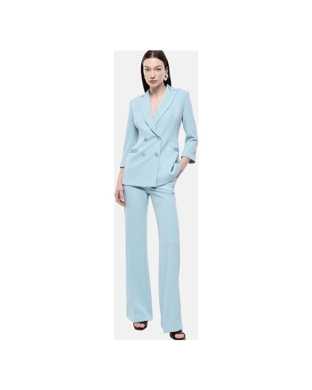 Imperial Blue Wide Trousers
