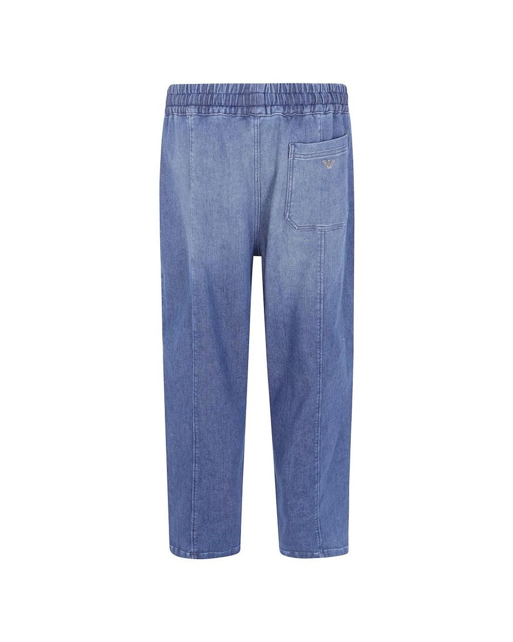 Emporio Armani Blue Loose Fit Jeans for men