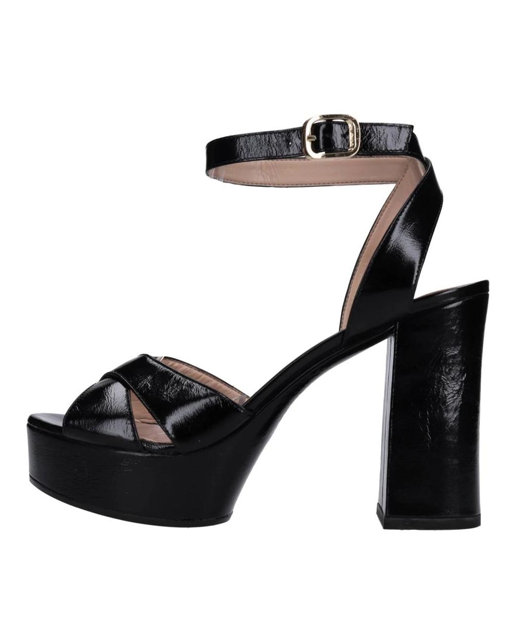 Unisa Black High Heel Sandals