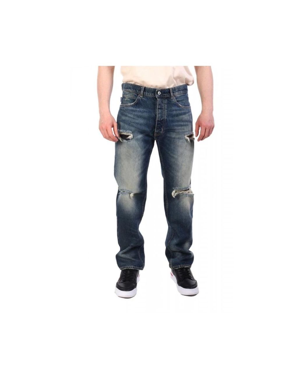 HUGO Blue Straight Fit Jeans for men