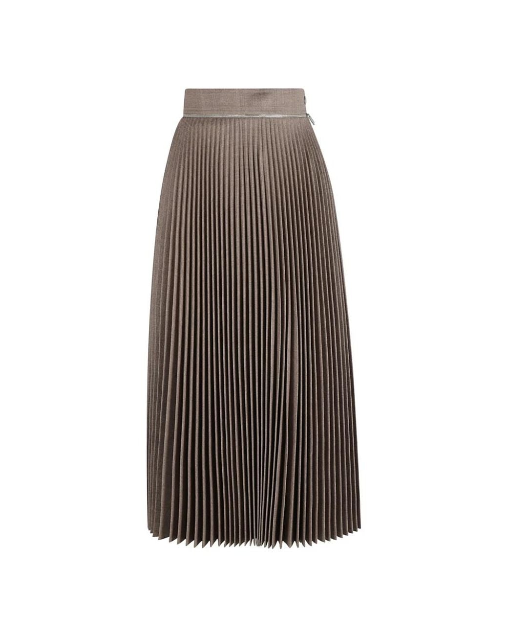 Burberry Brown Midi Skirts