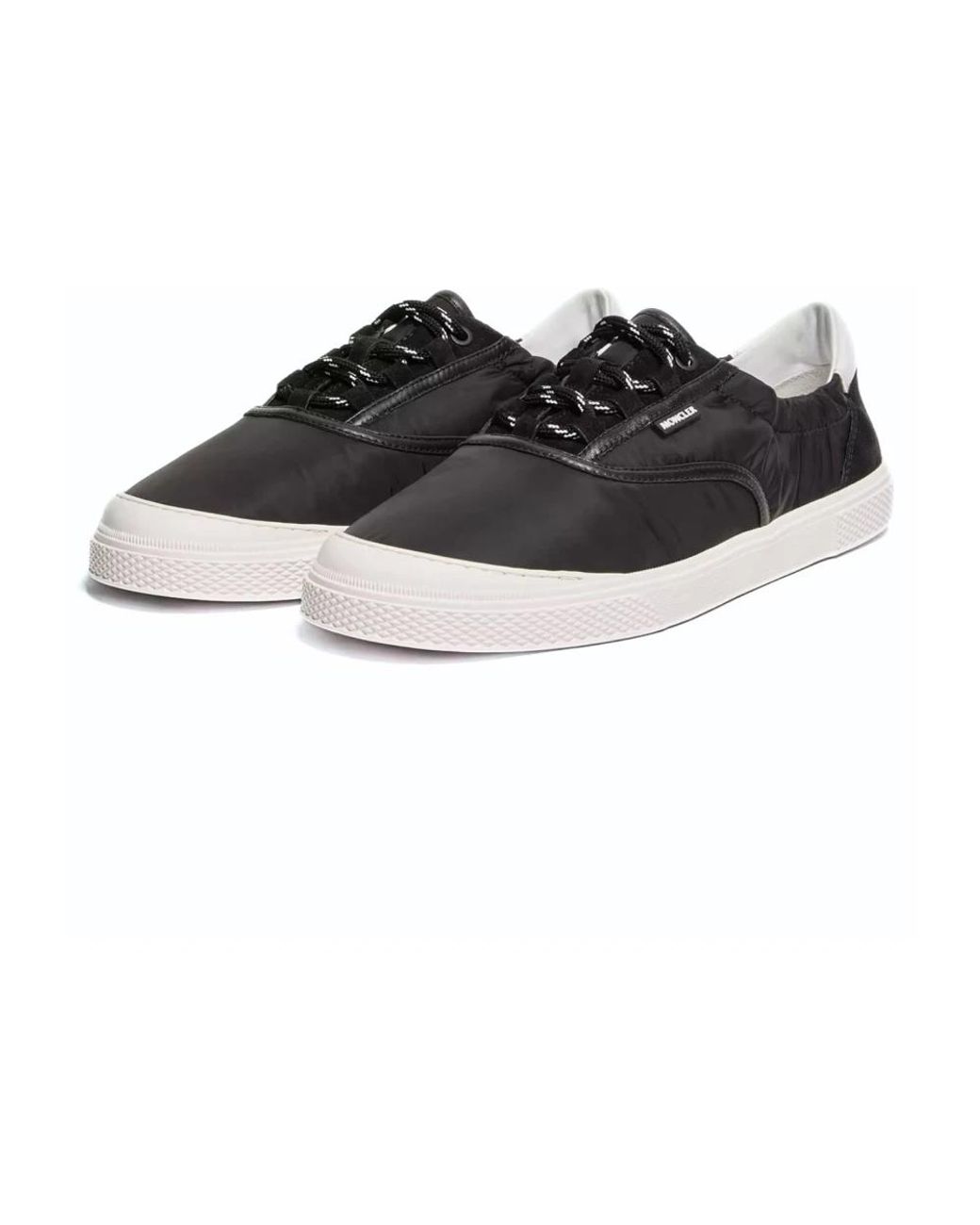 Moncler Black Vera Leisure Padded Sneakers for men