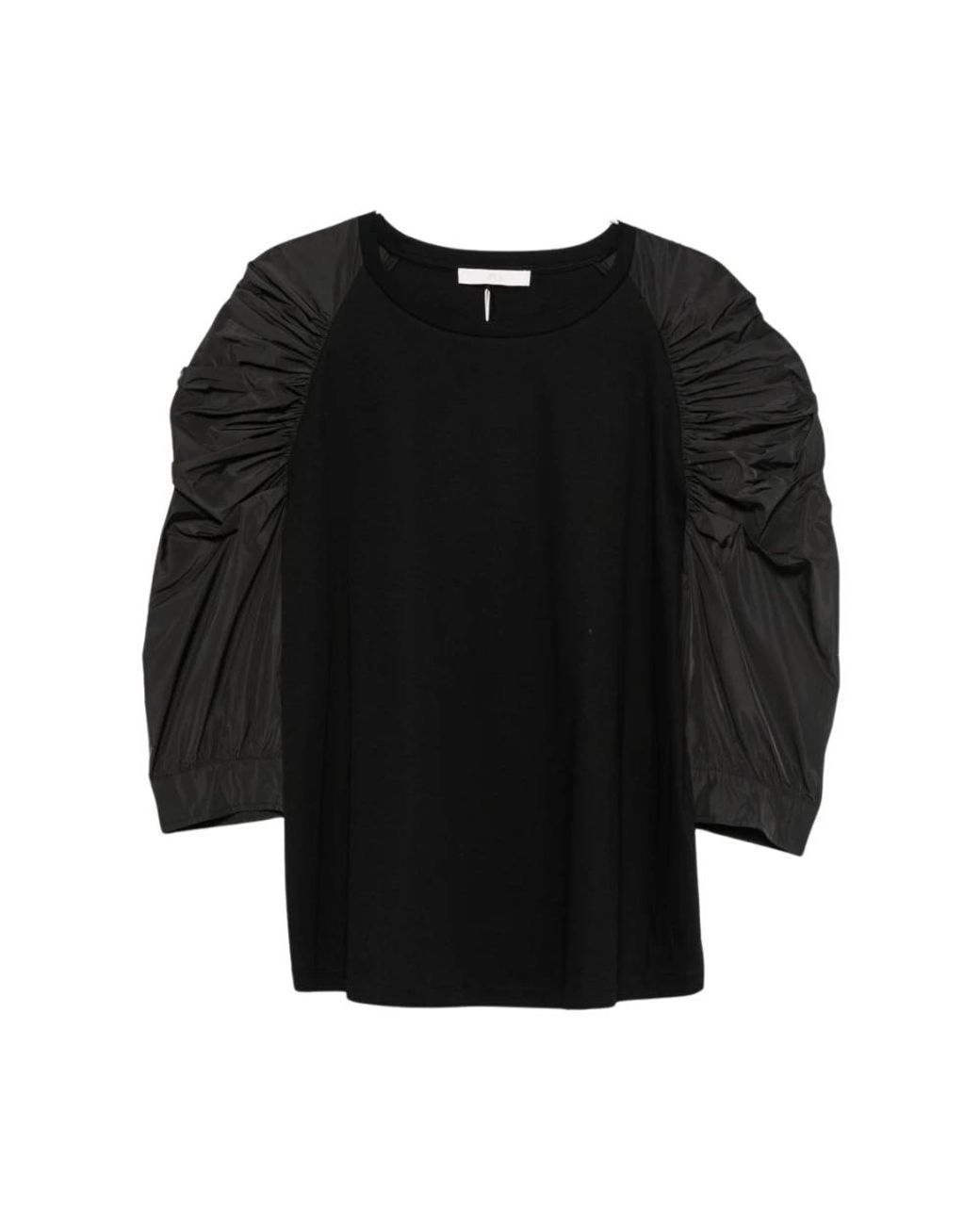 Marina Rinaldi Black Long Sleeve T-Shirts
