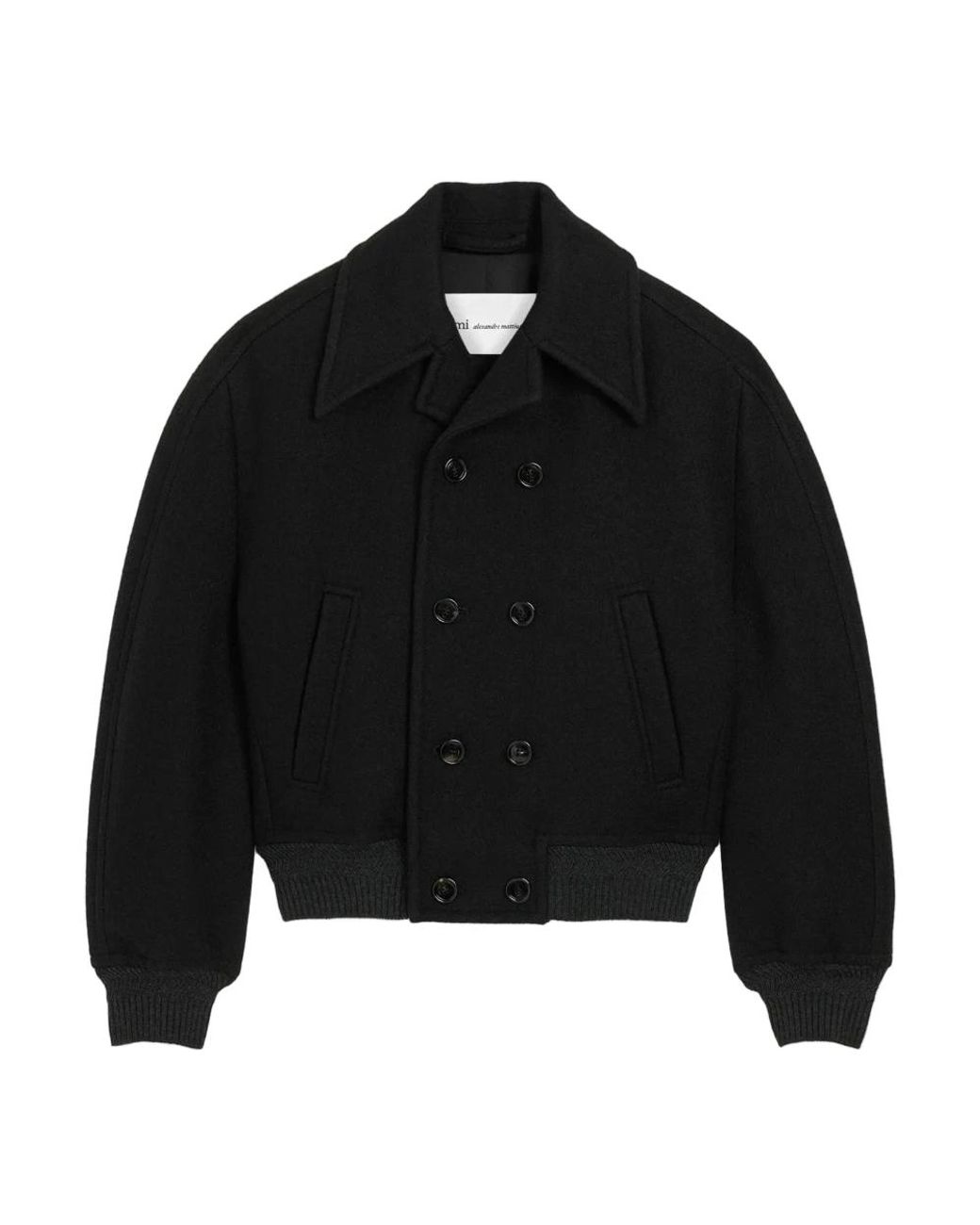 AMI Black Bomber Jackets