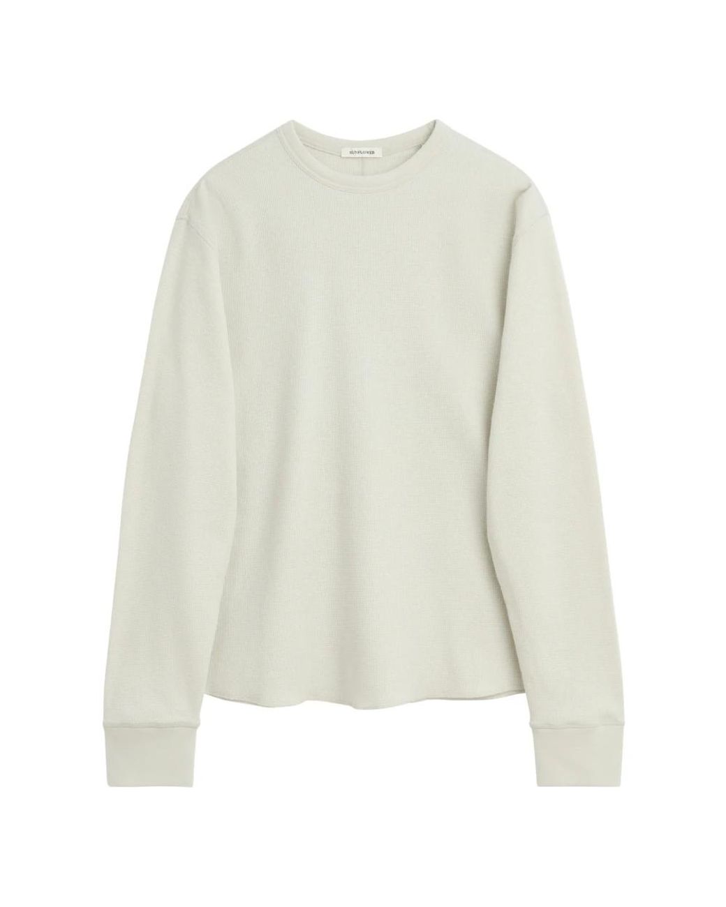 sunflower White Long Sleeve T-Shirts for men