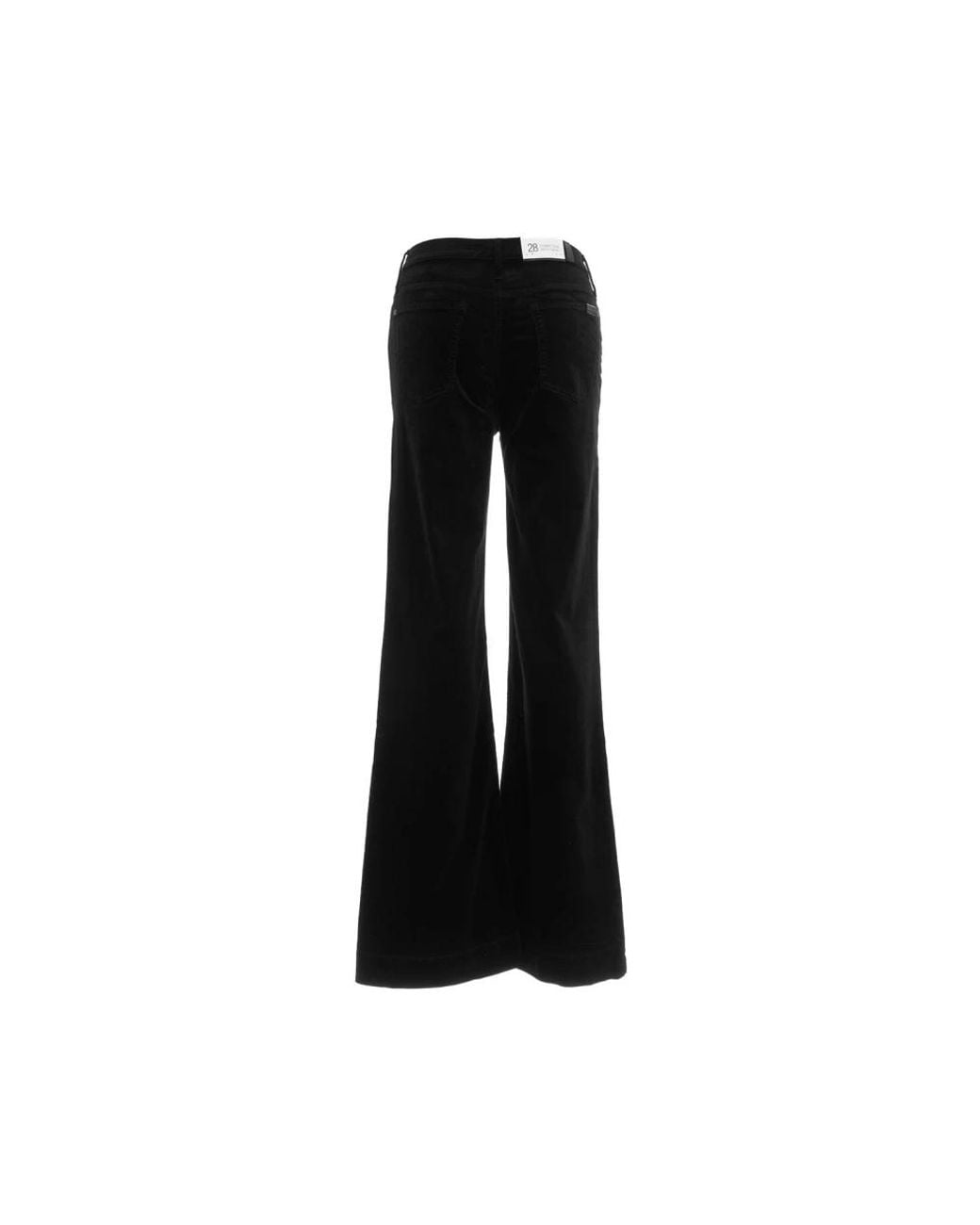 7 For All Mankind Black Wide Trousers