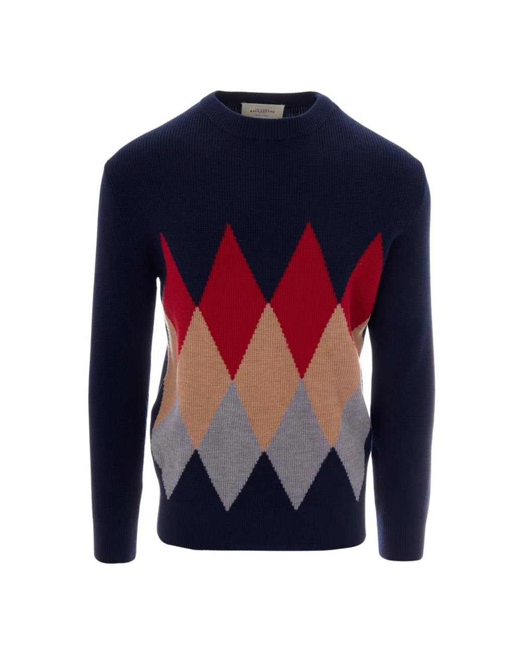 Ballantyne Blue Round-Neck Knitwear for men