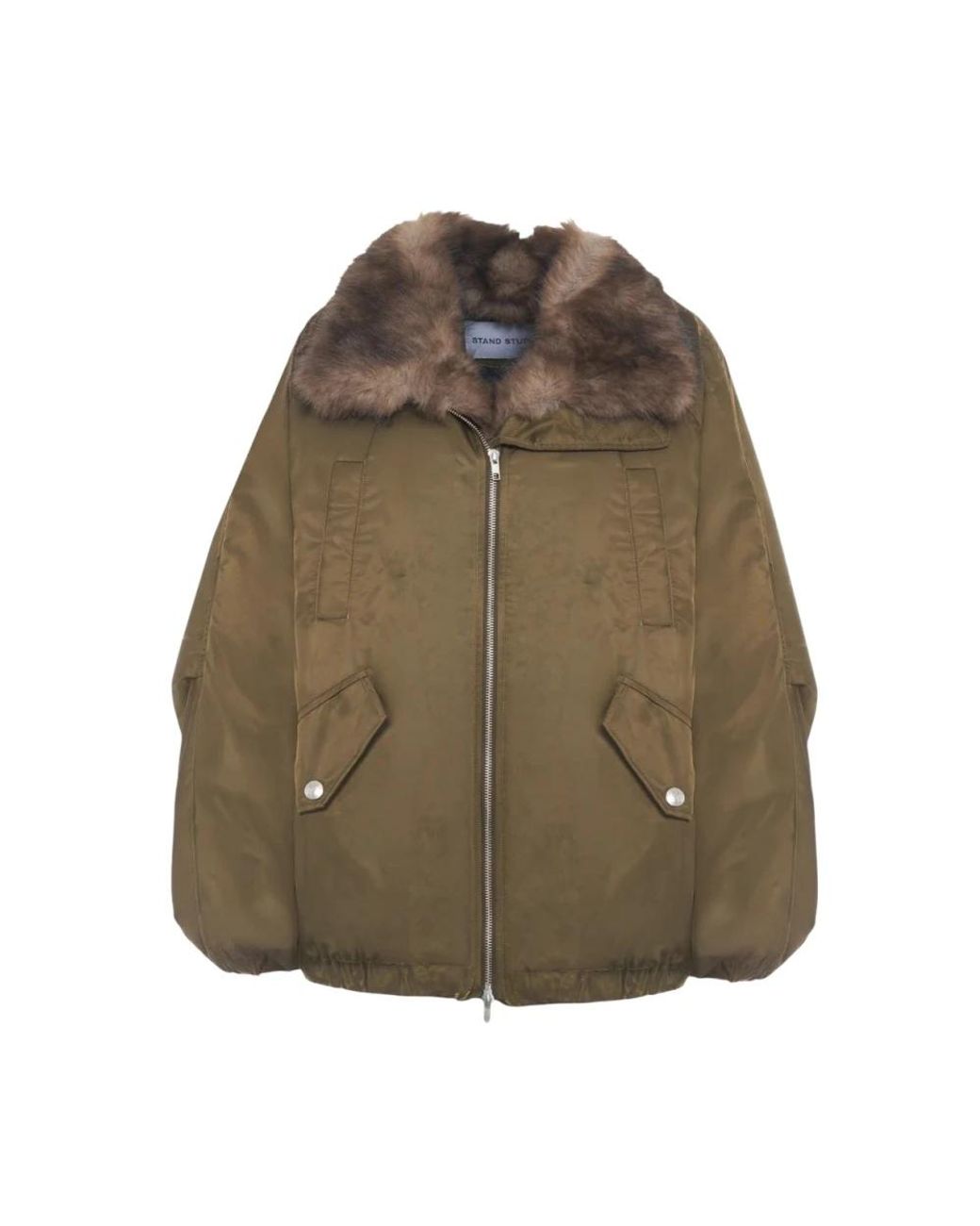 Stand Studio Brown Bomber Jackets