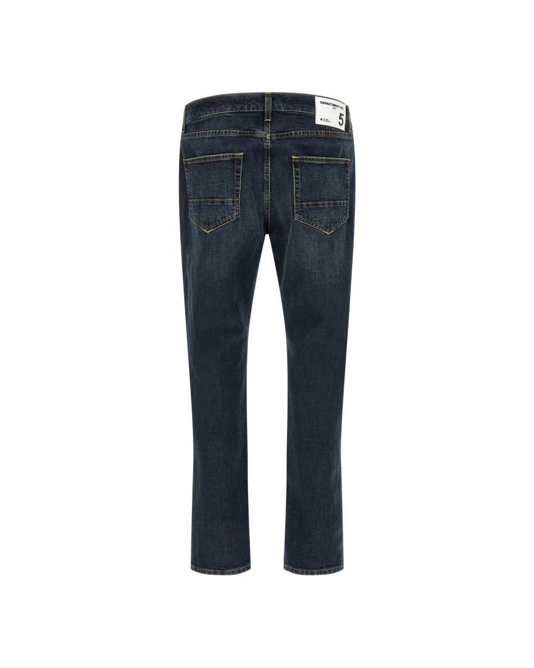 Department 5 Blue Straight Fit Jeans for men