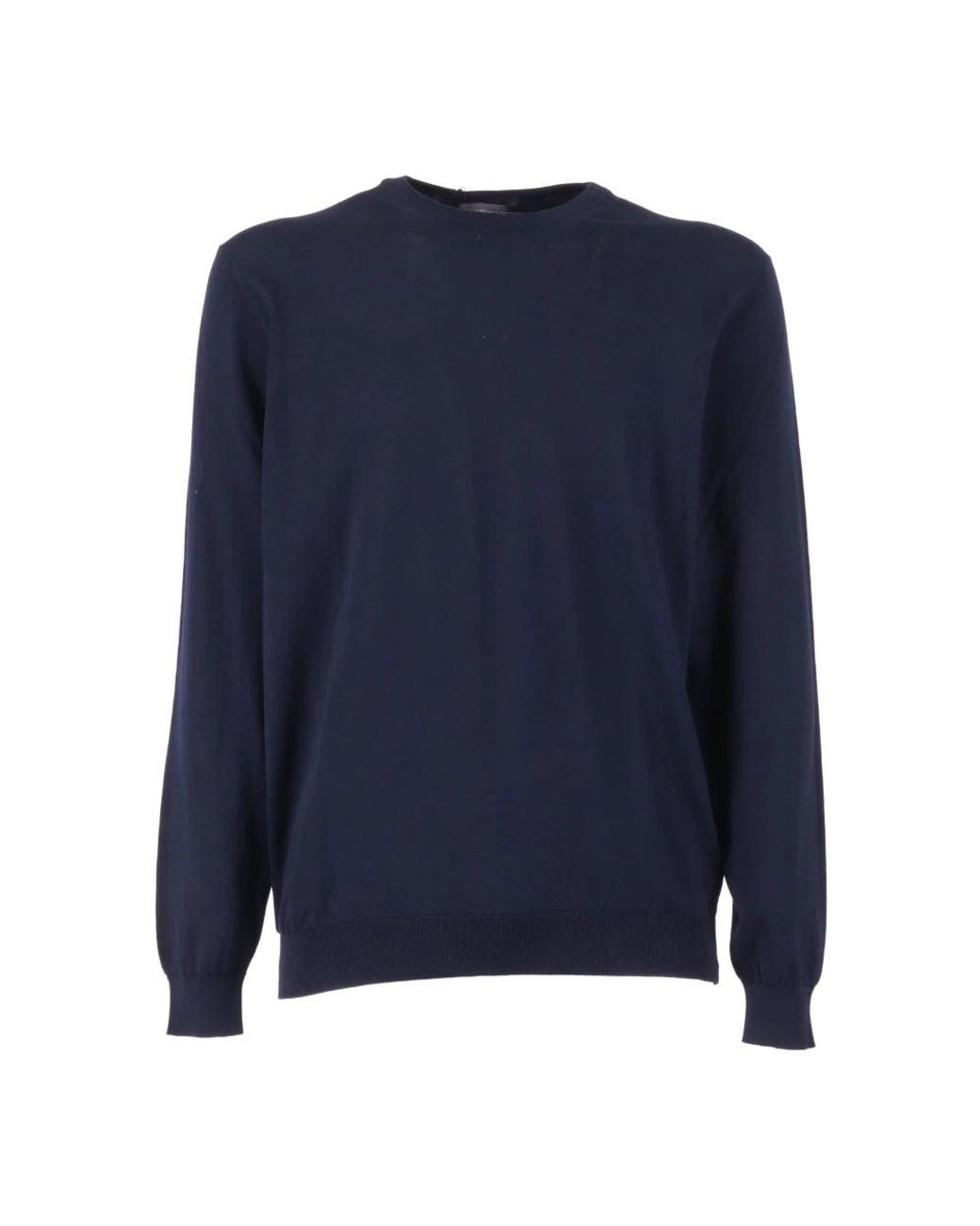 FILIPPO DE LAURENTIIS Blue Round-Neck Knitwear for men