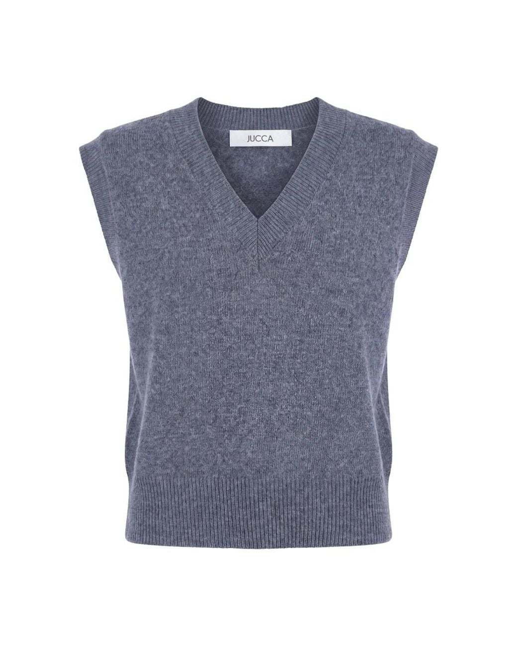 Jucca Blue V-Neck Knitwear