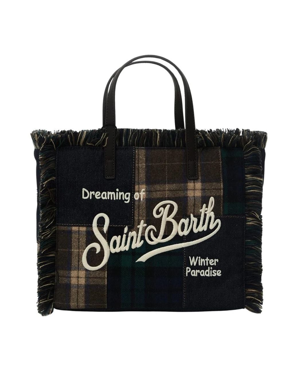 Mc2 Saint Barth Black Shopping Bags