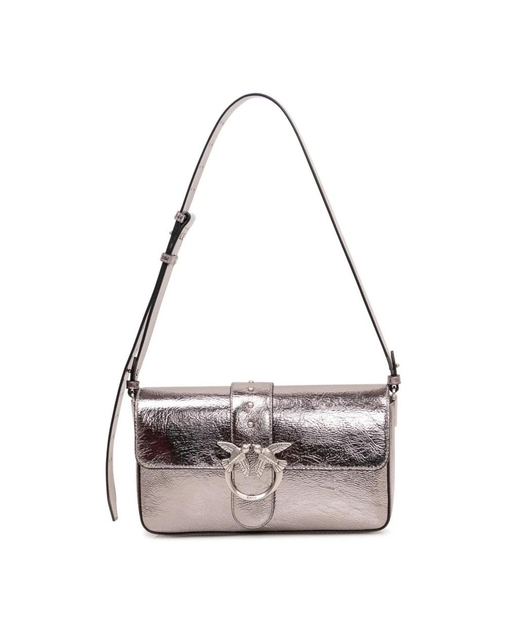 Pinko Gray Shoulder Bags