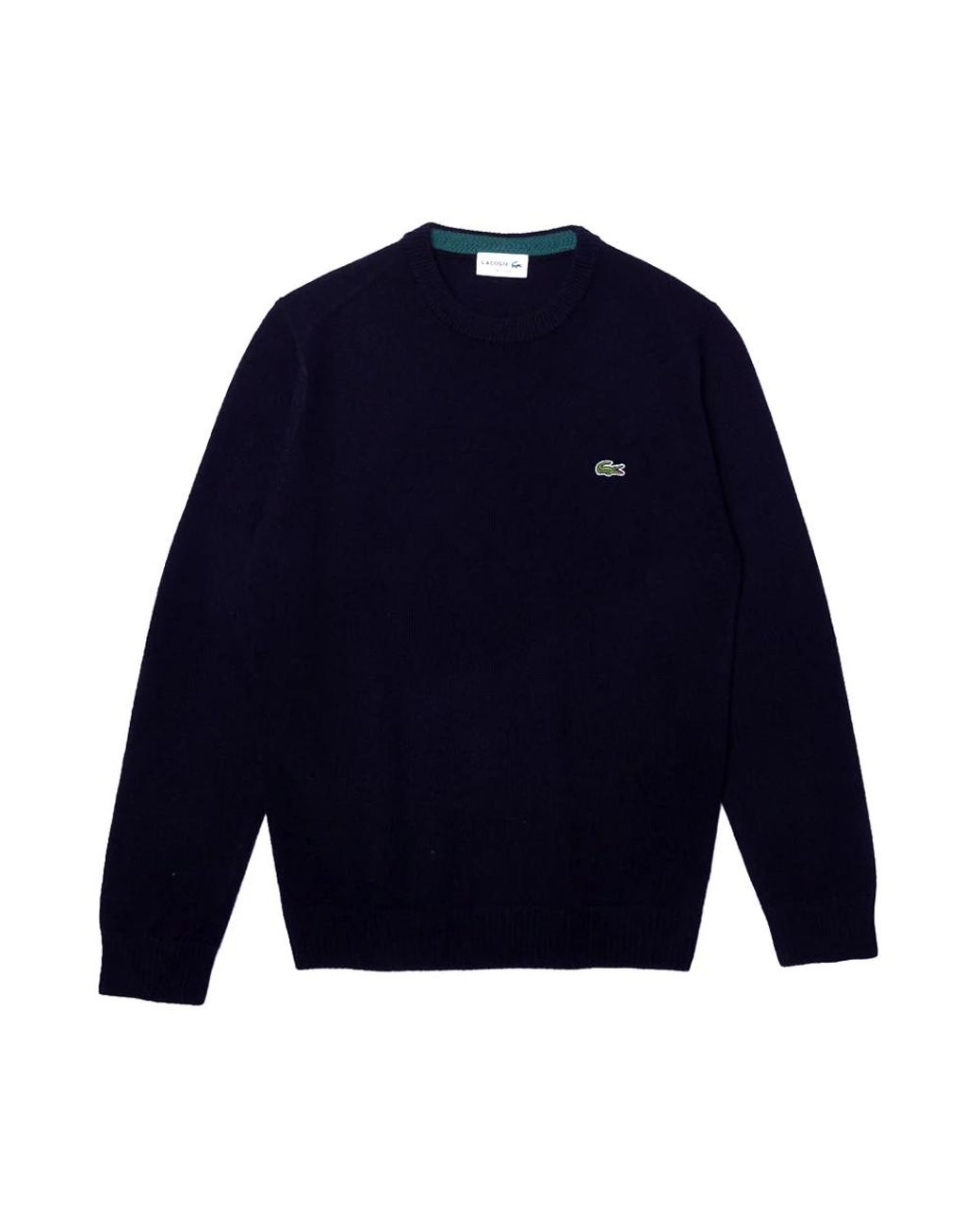Lacoste Blue Round-Neck Knitwear for men