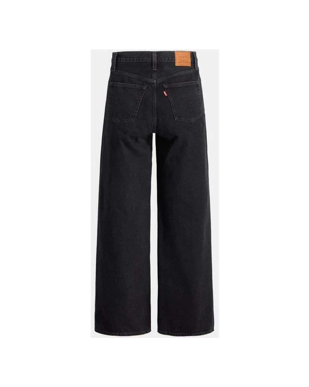 Wide Jeans Levi's de color Black