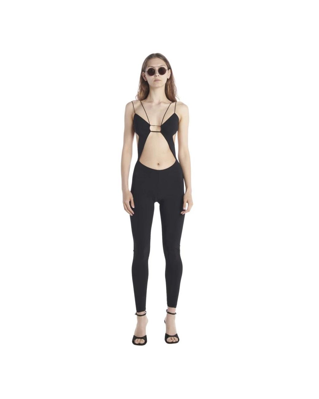 Amazuìn Jumpsuits & Playsuits ,Zwart ,Zwarte Jumpsuit Jurk in het Black